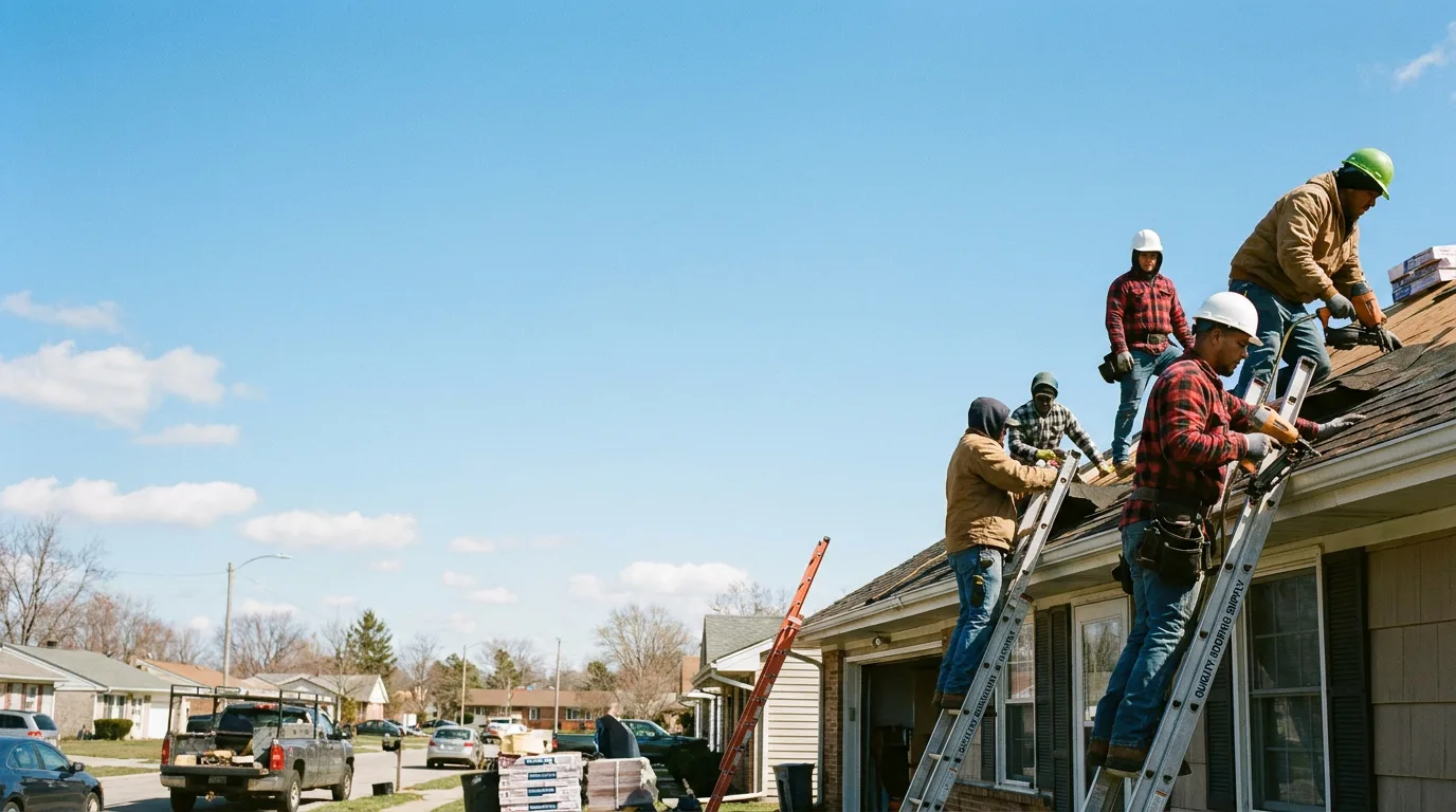 Roofing in What Cheer, IA near me